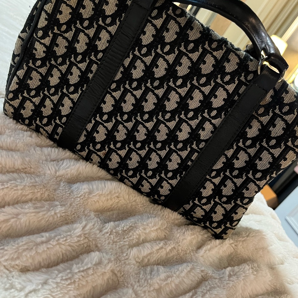 Vintage Blue and Tan monogram DIOR Bag 💖💖💖💖 - Picture 7 of 17